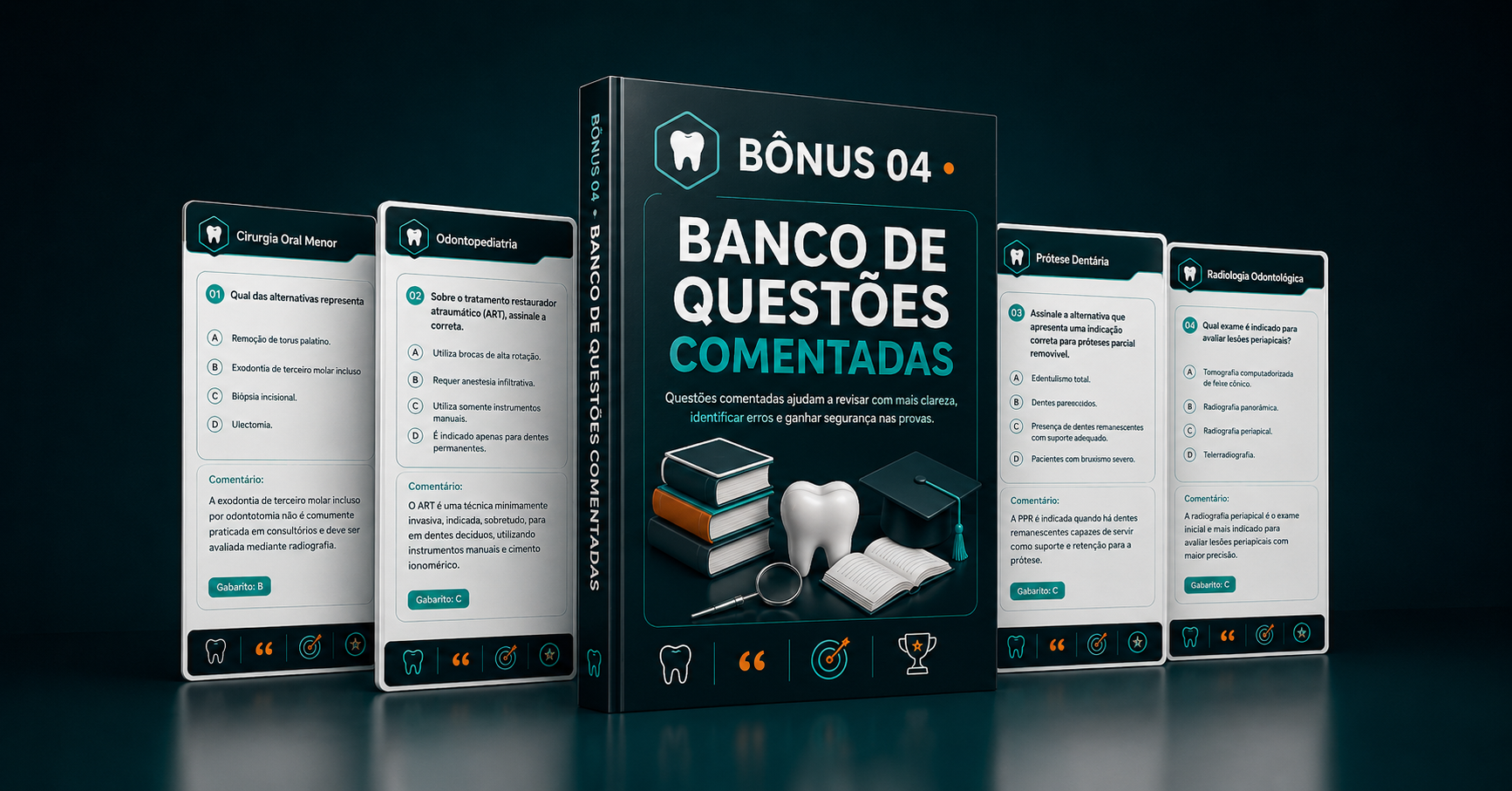 Capa do bônus Banco de Questões Comentadas